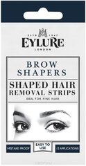 Depilatsioonivaha ribad kulmude korrigeerimiseks (normaalne nahk) Eylure Brow Shapers 3 tk. hind ja info | Eylure Parfüümid, lõhnad ja kosmeetika | hansapost.ee