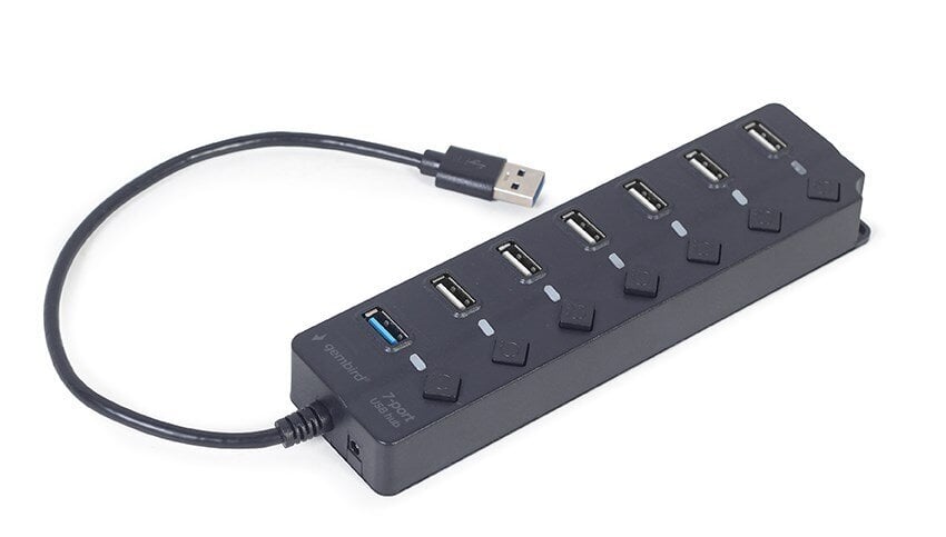 Gembird UHB-U3P1U2P6P-01 hind ja info | USB adapterid ja jagajad | hansapost.ee