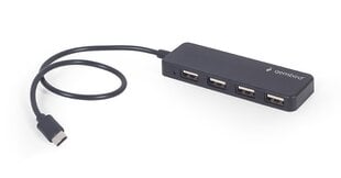 Gembird UHB-CM-U2P4-01 цена и информация | Адаптеры, USB-разветвители | hansapost.ee