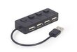 Gembird UHB-U2P4-05 цена и информация | USB adapterid ja jagajad | hansapost.ee