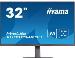 Iiyama ProLite XUB3294QSU-B1 цена и информация | Мониторы | hansapost.ee