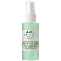 Näosprei rohelise tee, aaloe ja kurgiga Mario Badescu, 59ml hind ja info | Näopuhastusvahendid | hansapost.ee