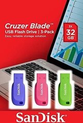 SanDisk Cruzer Blade 32GB USB 2.0 hind ja info | Mälupulgad | hansapost.ee