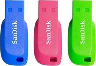 Mälupulk SanDisk USB 2.0 32 GB (3 tk) 32 GB hind ja info | Mälupulgad | hansapost.ee