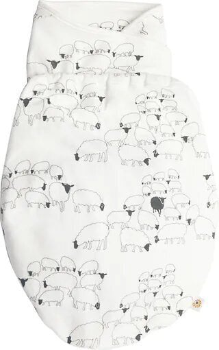Magamiskott Ergobaby Swaddler Sheep, 0-4 kuud. hind ja info | Beebipesad, magamiskotid ja tekid | hansapost.ee