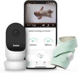 Мобильная няня Owlet Monitor Duo Smart Sock 3 Cam 2 цена и информация | Радионяни | hansapost.ee