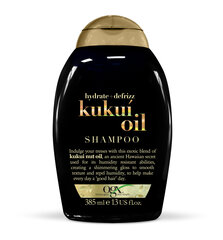 Увлажняющий шампунь для волос Organix с маслом ореха кукуи, 385 мл цена и информация | Шампуни | hansapost.ee