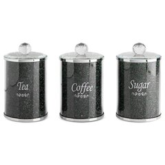 Eurofirany nõude komplekt kohvi, suhkru ja tee jaoks Ventosa, 3 tk. hind ja info | Toiduainete säilitusnõud | hansapost.ee