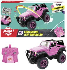 Raadio teel juhitav džiip Dickie Toys RC Jeep Wrangler, roosa hind ja info | Dickie Lastekaubad ja beebikaubad | hansapost.ee