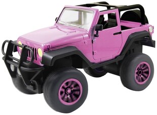 Raadio teel juhitav džiip Dickie Toys RC Jeep Wrangler, roosa hind ja info | Mänguasjad tüdrukutele | hansapost.ee