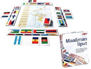 Reisimäng Tactic World Flags, FI цена и информация | Настольные игры | hansapost.ee