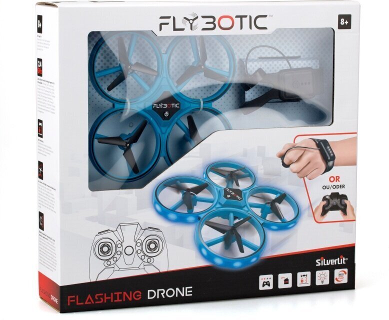 Flybotic RC droon Flashing Drone, sinine цена и информация | Mänguasjad poistele | hansapost.ee