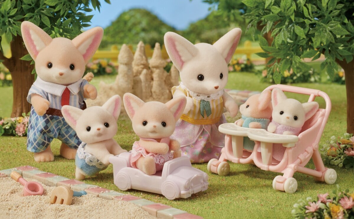 Sylvanian Families mängukomplekt Fennec Fox Family цена и информация | Mänguasjad tüdrukutele | hansapost.ee