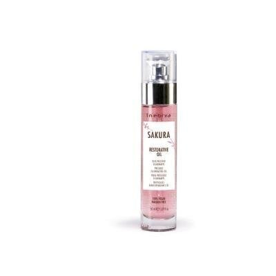 Taastav juukseõli Inebrya Sakura Regenerating Oil, 50 ml цена и информация | Juuksemaskid, õlid ja seerumid | hansapost.ee