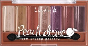 Lauvärvipalett Lovely Peach Desire, 6 g hind ja info | Lauvärvid, ripsmetušid ja silmapliiatsid | hansapost.ee