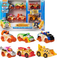 Spark Paw Patrol True Metal 6 sõiduki komplekti kinkekomplekt цена и информация | Развивающие игрушки для детей | hansapost.ee