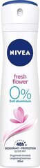 Pihustatav deodorant Nivea Frech Flower naistele, 150 ml цена и информация | Дезодоранты | hansapost.ee