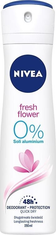 Pihustatav deodorant Nivea Frech Flower naistele, 150 ml цена и информация | Deodorandid | hansapost.ee