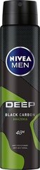 Pihustav deodorant Nivea Deep Black Carbon Amazonia 250 ml hind ja info | Deodorandid | hansapost.ee