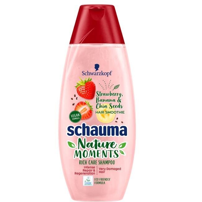 Toitev juuksešampoon Schauma Nature Moments Intense Repair 400 ml цена и информация | Šampoonid | hansapost.ee