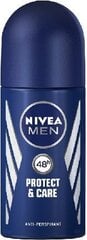 Rulldeodorant Nivea Protect & Care 50 ml hind ja info | Deodorandid | hansapost.ee