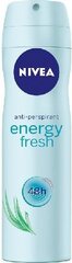 Pihustatav deodorant naistele Nivea Fresh Energy, 150 ml цена и информация | Дезодоранты | hansapost.ee