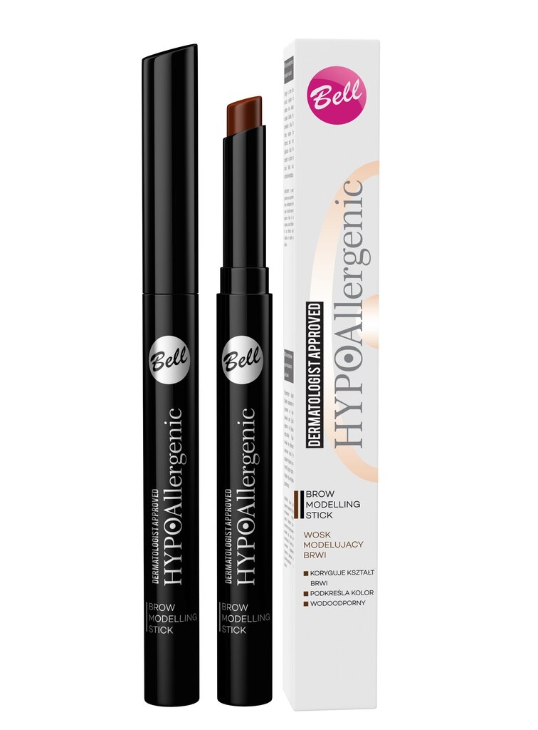 Kulmuvaha Bell HypoAllergenic Brow Modelling Stick 7 g, 02 цена и информация | Kulmupliiatsid, -puudrid ja -värvid | hansapost.ee