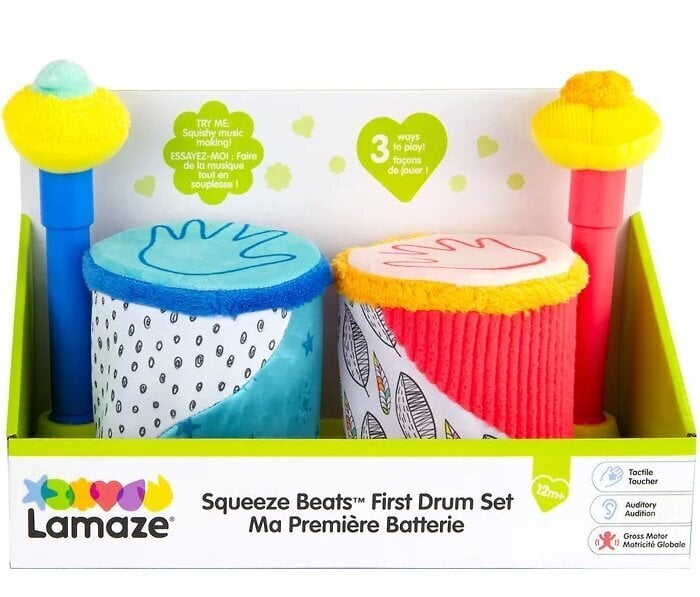 Trummikomplekt Lamaze Squeeze Beats hind ja info | Beebide mänguasjad | hansapost.ee