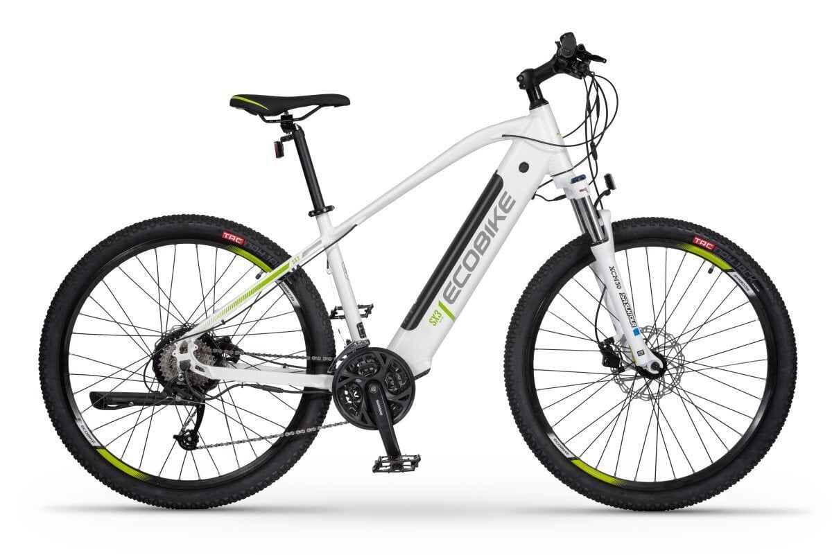 Elektriline jalgratas Ecobike SX3 14,5 Ah Greenway, valge цена и информация | Elektrijalgrattad | hansapost.ee