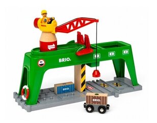Контейнерный кран Brio World 33996 цена и информация | Игрушки для мальчиков | hansapost.ee