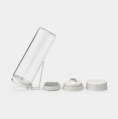 Бутылка для воды с ситечком Make & Take - Light Grey цена и информация | Фляги для воды | hansapost.ee