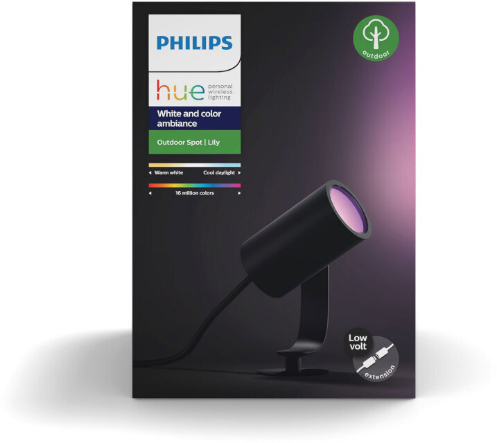 Välisvalgusti Philips Hue Lily цена и информация | Aiavalgustid ja õuevalgustid | hansapost.ee