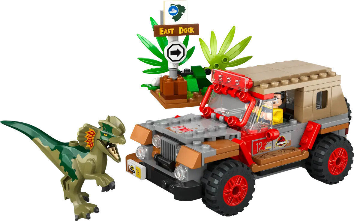 76958 LEGO® Jurassic World Dilophosauruse varitsus hind ja info | Klotsid ja konstruktorid | hansapost.ee