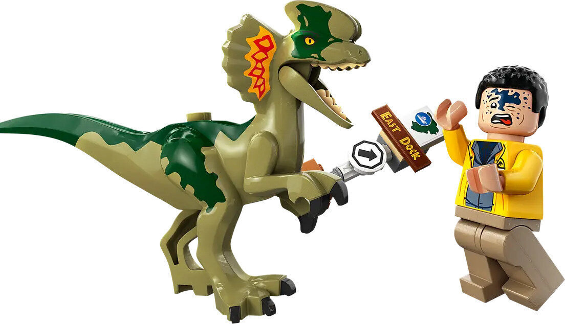 76958 LEGO® Jurassic World Dilophosauruse varitsus цена и информация | Klotsid ja konstruktorid | hansapost.ee