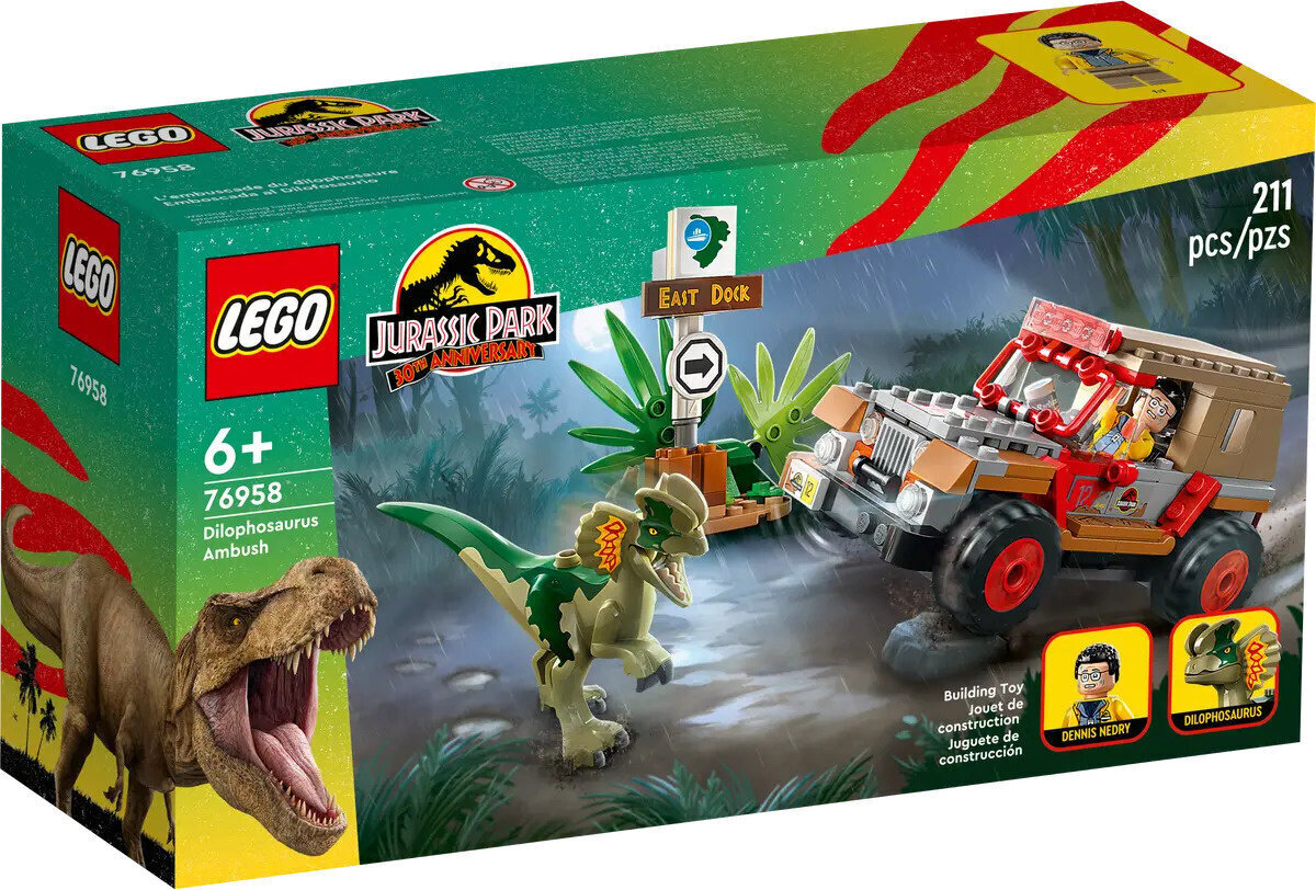 76958 LEGO® Jurassic World Dilophosauruse varitsus hind ja info | Klotsid ja konstruktorid | hansapost.ee