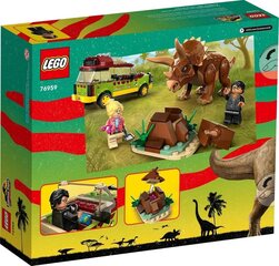 76959 LEGO® Jurassic World Triceratops uurimine hind ja info | Klotsid ja konstruktorid | hansapost.ee