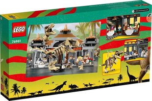 LEGO Jurassic World Центр для посетителей: атака тираннозавра и хищник 76961 цена и информация | Конструкторы и кубики | hansapost.ee