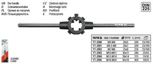 Keermestamise tööriist M4,5-M6/d20x7 l200mm 2981 цена и информация | Механические инструменты | hansapost.ee