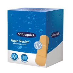 Водостойкие пластыри Salvequick Aqua Resist, 100 шт. цена и информация | Аптечки | hansapost.ee