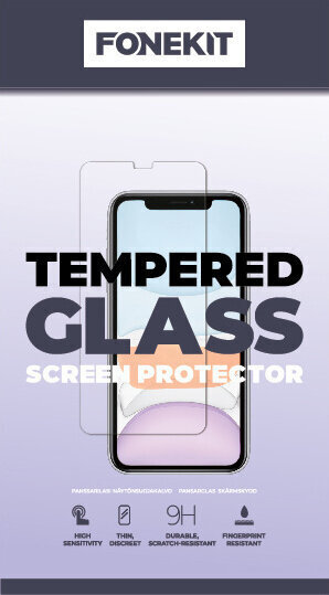 FoneKit kaitseklaas, iPhone 14 Plus hind ja info | Ekraani kaitseklaasid ja kaitsekiled | hansapost.ee