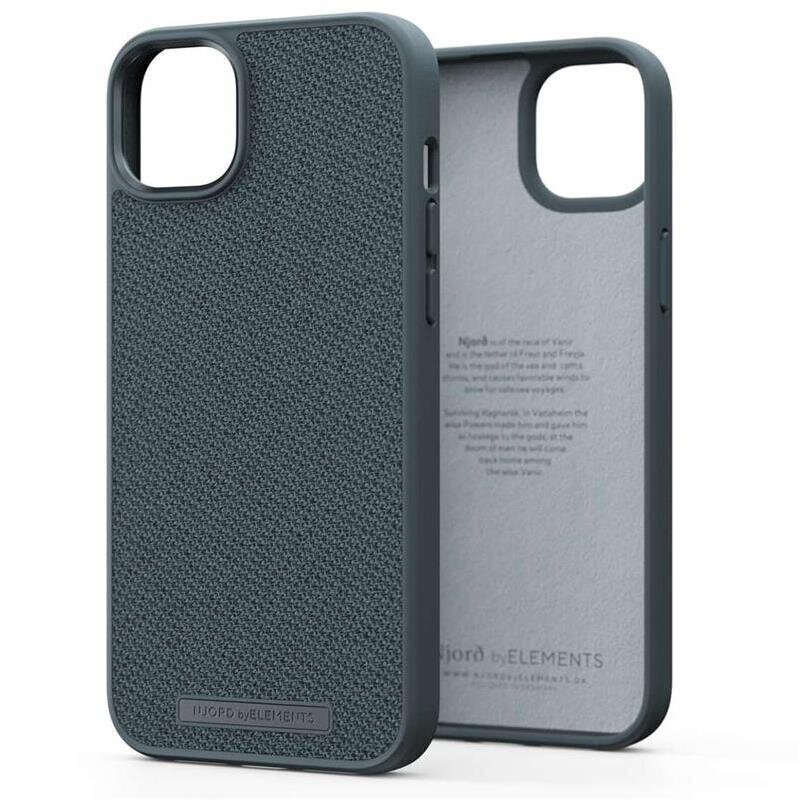 Njord by Elements Fabric Tonal kaitseümbris, iPhone 14 Plus, hall цена и информация | Telefonide kaitsekaaned ja -ümbrised | hansapost.ee