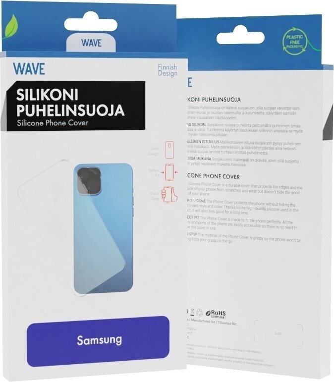 Wave kaitseümbris Silicone, Samsung Galaxy A23 5G, läbipaistev цена и информация | Telefonide kaitsekaaned ja -ümbrised | hansapost.ee