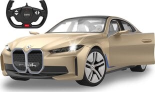 Raadio teel juhitav auto Rastar BMW i4 Concept, kuldne цена и информация | Игрушки для мальчиков | hansapost.ee