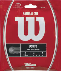 Tennisereketi nöör Wilson Natural 16/1.30 mm, valge hind ja info | Välitennise tooted | hansapost.ee