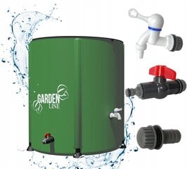 Складной резервуар для сбора дождевой воды 60 л GardenLine цена и информация | Оборудование для полива | hansapost.ee