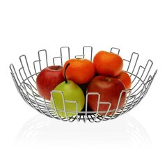 Ваза для фруктов Versa Серебристый Сталь (30 x 10 x 30 cm) цена и информация | Посуда, тарелки, обеденные сервизы | hansapost.ee