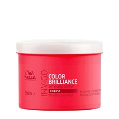 Защитная маска для цвета волос Wella Invigo Color Brilliance Густые волосы 500 ml цена и информация | Средства для укрепления волос | hansapost.ee