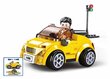 Konstruktor Sluban Pull-Back Yellow Cabrio, 85 tk цена и информация | Klotsid ja konstruktorid | hansapost.ee