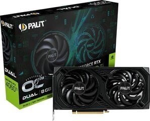 Palit GeForce RTX 4060 Ti Dual OC (NE6406TT19P1-1060D) цена и информация | Palit Компьютерная техника | hansapost.ee