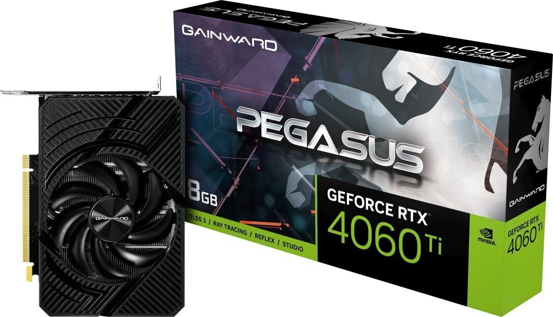Gainward GeForce RTX 4060 Ti Pegasus (NE6406T019P1-1060E) hind ja info | Videokaardid | hansapost.ee